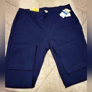 NWT- Michael Kors High Rise Slim Pull Up Pants XL